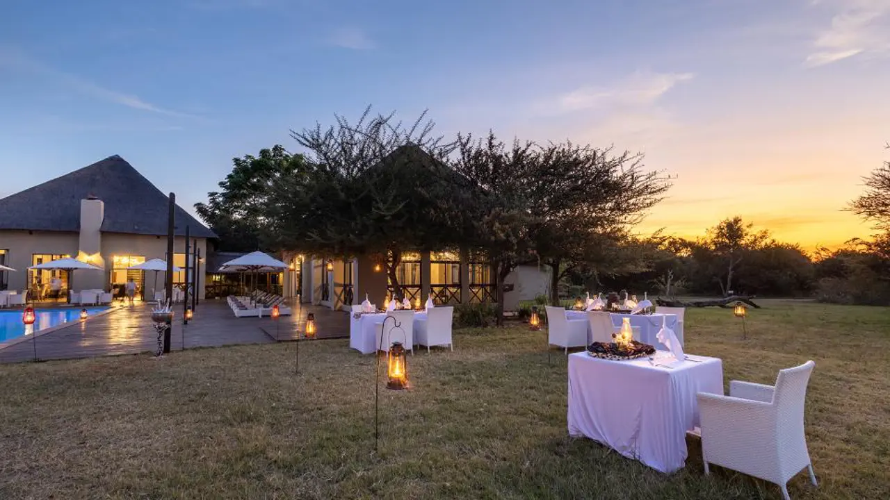 Safari Plains, Limpopo, outdoor dining