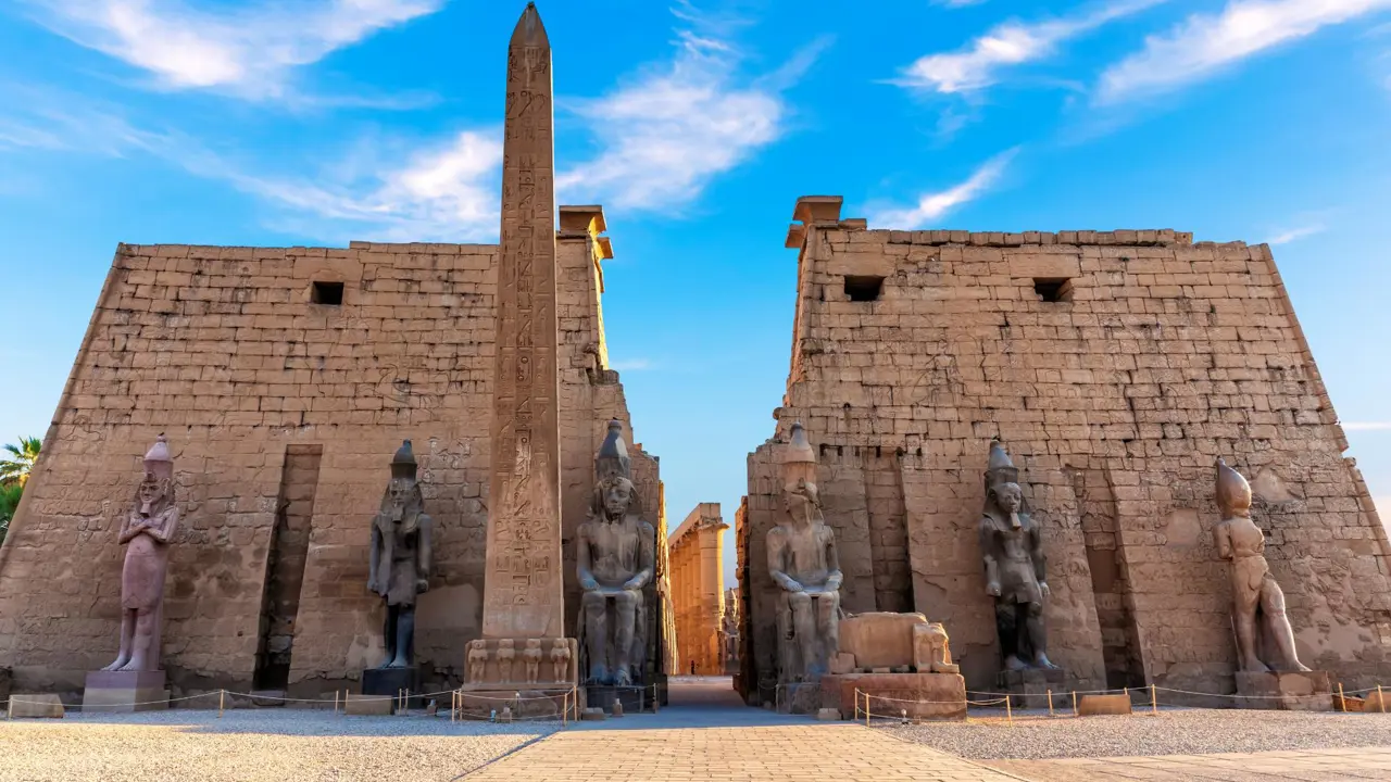 Main entrance, Luxor Temple