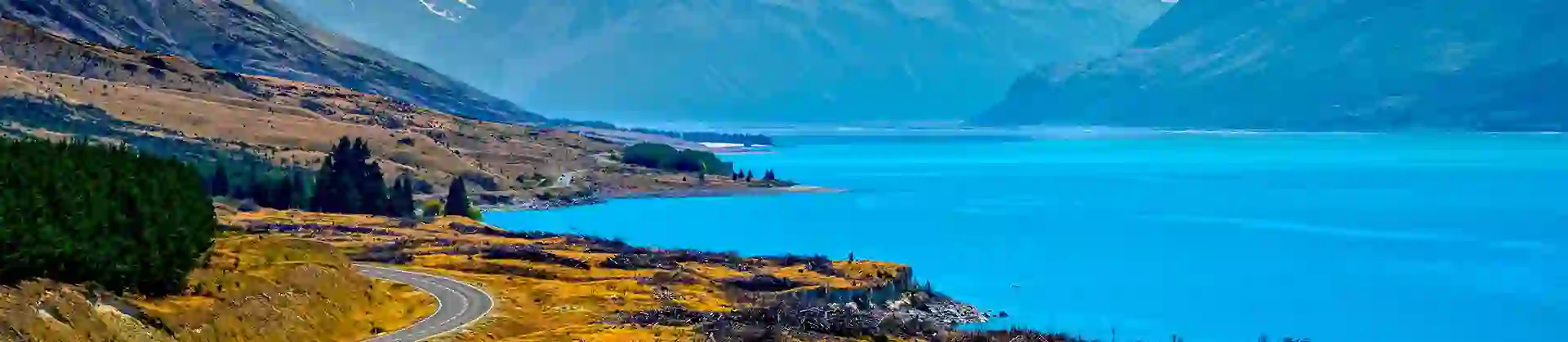 Mount Cook and Lake Pukaki, Otago, New Zealand